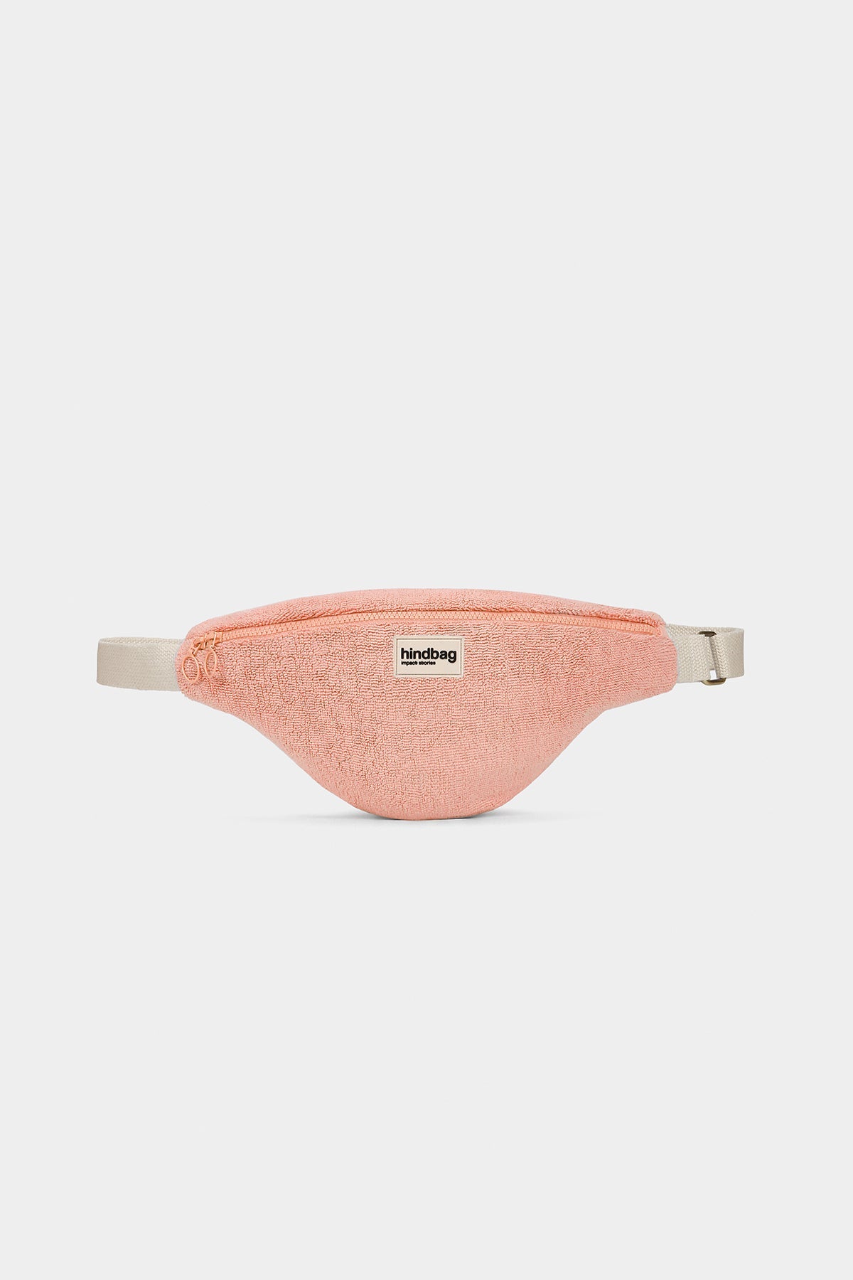 Olivia Coral Pink Terry bum bag