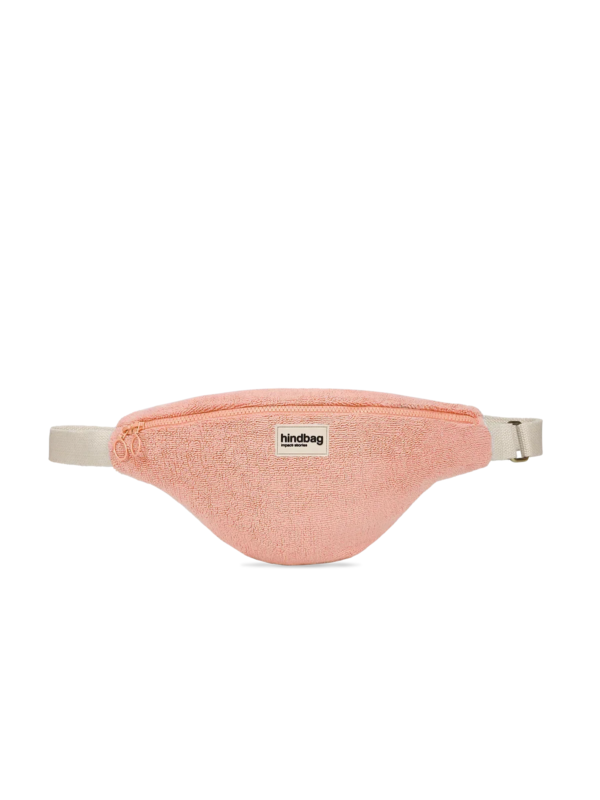 Olivia Coral Pink Terry bum bag