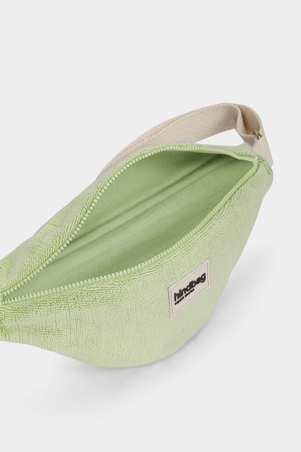 Olivia Terry Almond Green Fanny Pack