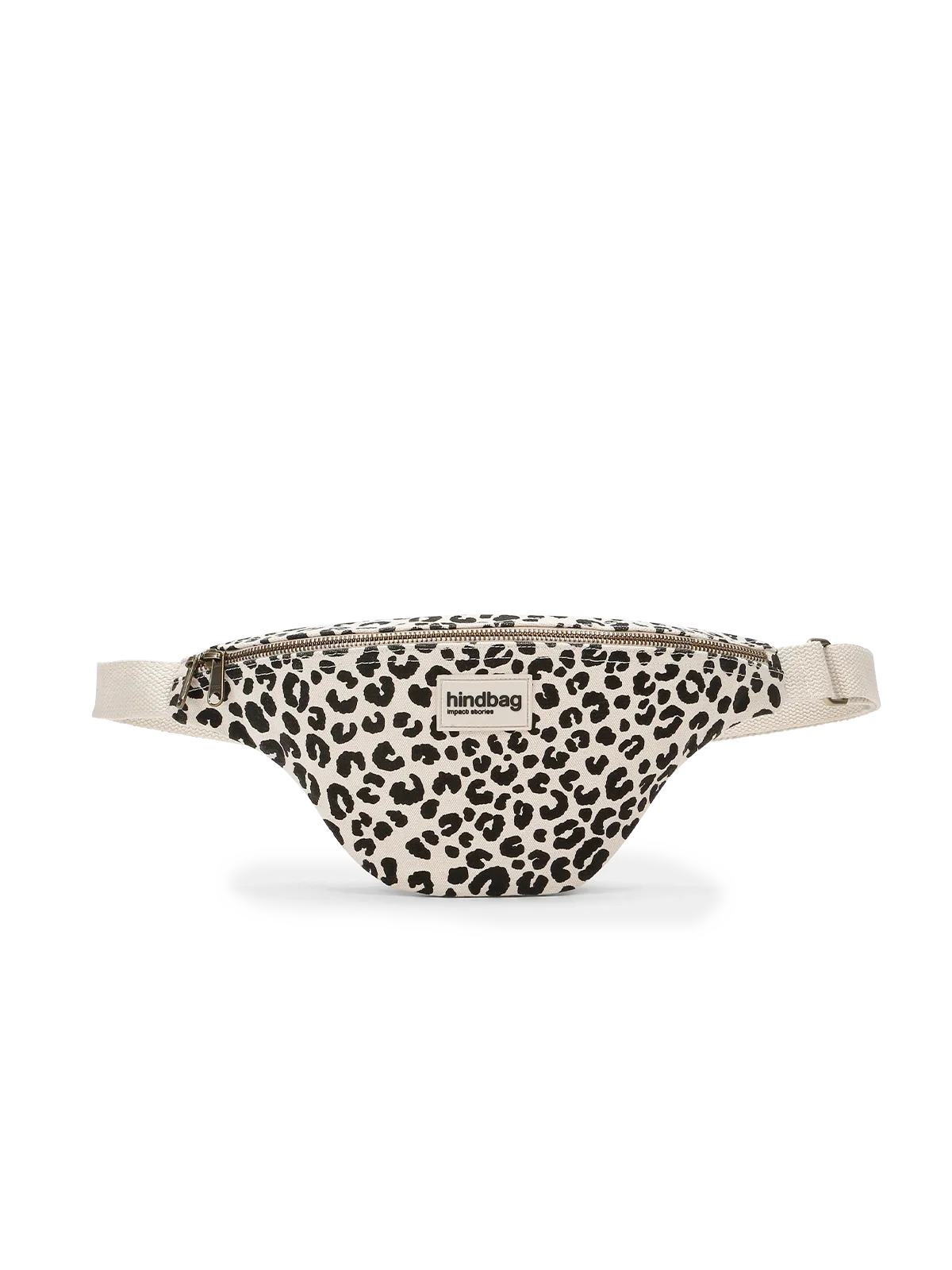 Olivia Leopard Off-white fanny pack