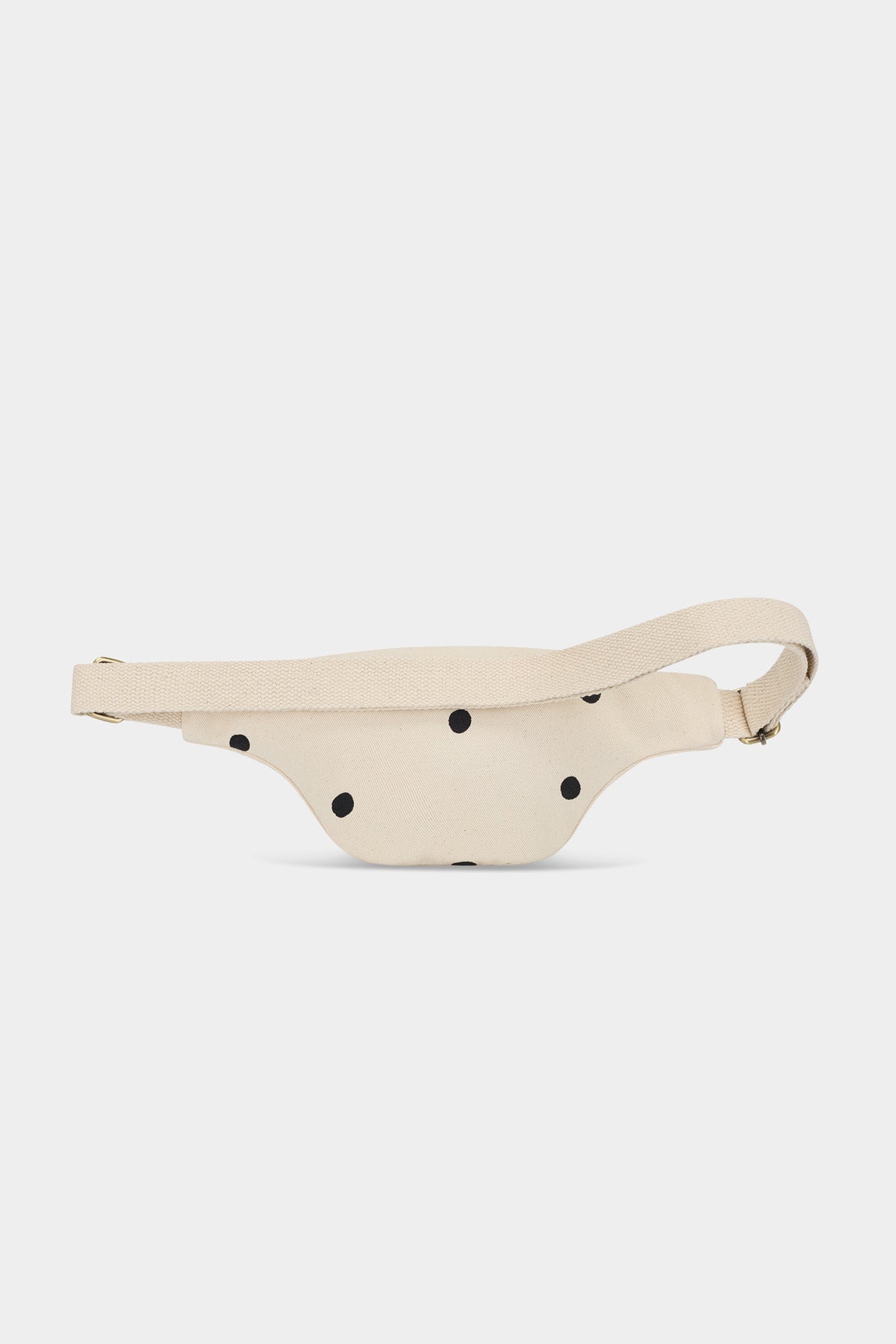 Olivia Ecru Polka Dot Belt Bag