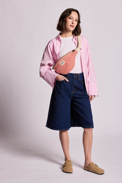 Olivia Red Stripes Bum Bag