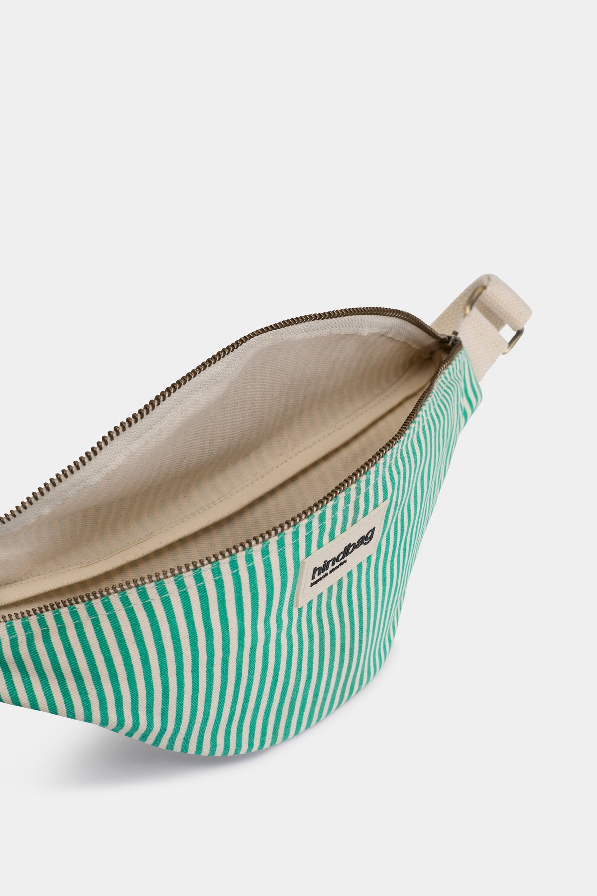 Olivia Green Stripes Bum Bag