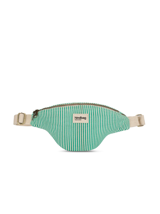 Olivia Green Stripes Bum Bag