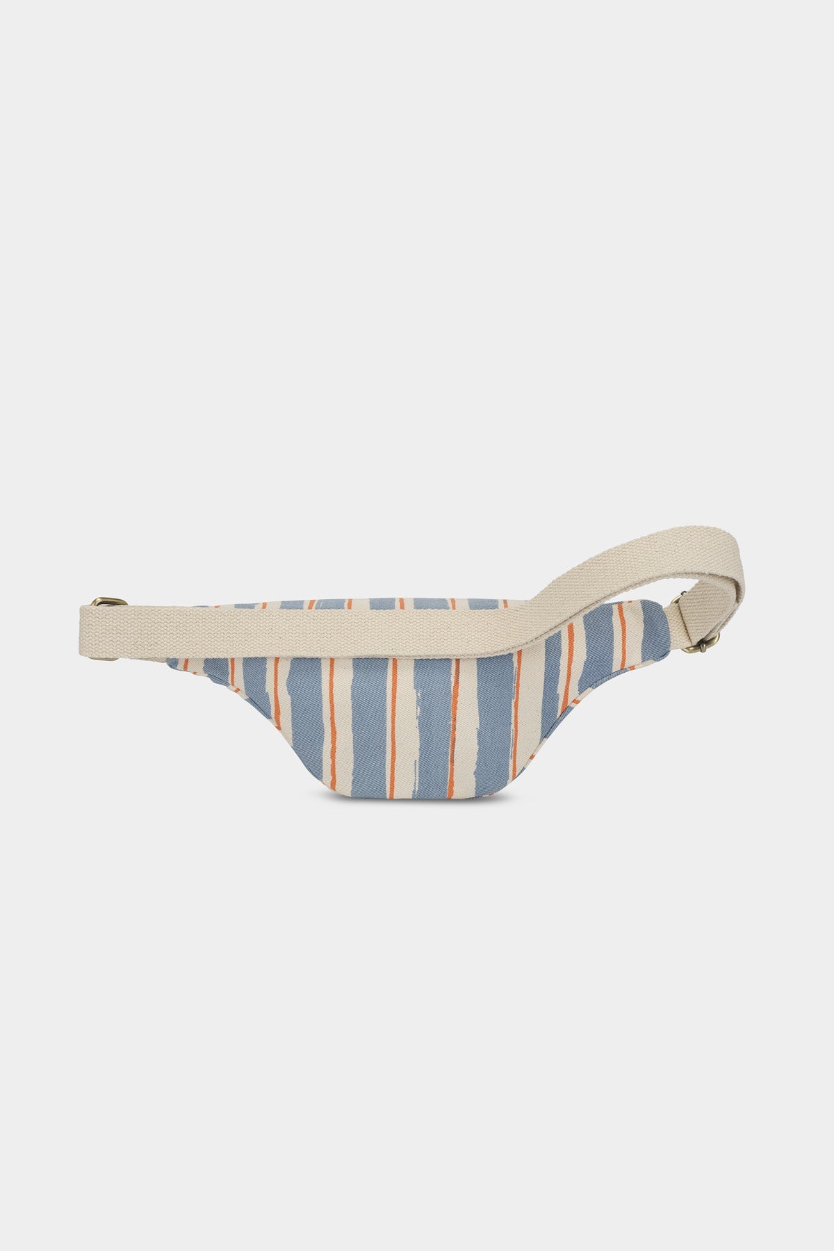 Olivia Orange and Blue Stripes bum bag