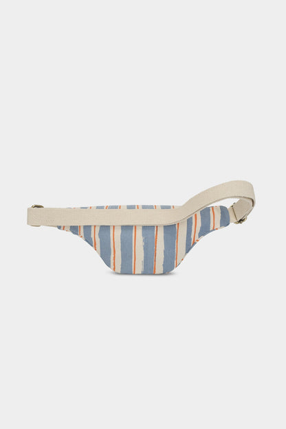Olivia Orange and Blue Stripes bum bag