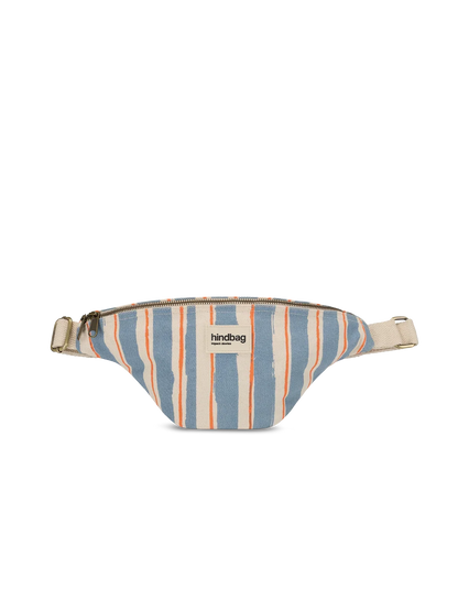 Olivia Orange and Blue Stripes bum bag