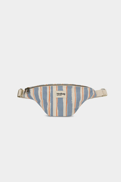 Olivia Orange and Blue Stripes bum bag