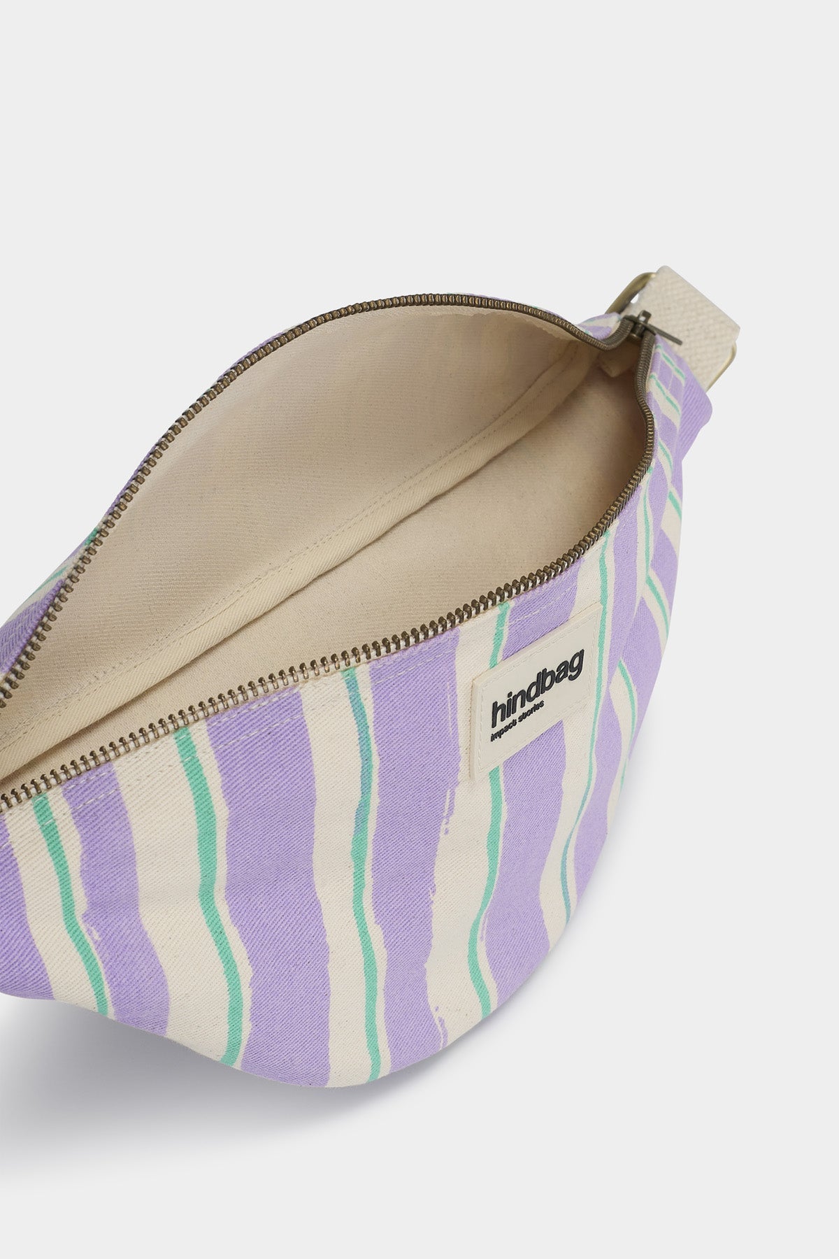 Olivia Green and Parma Stripes Bum Bag