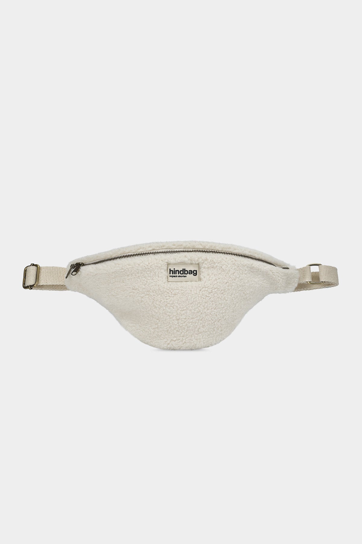Olivia Teddy Fanny Pack in Arctic White