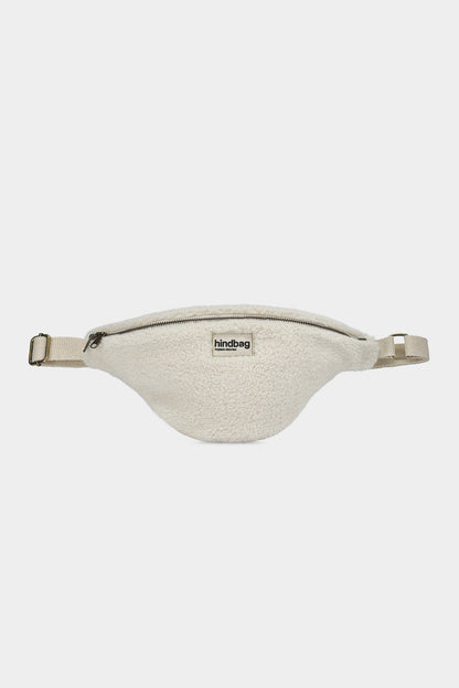 Olivia Teddy Fanny Pack in Arctic White