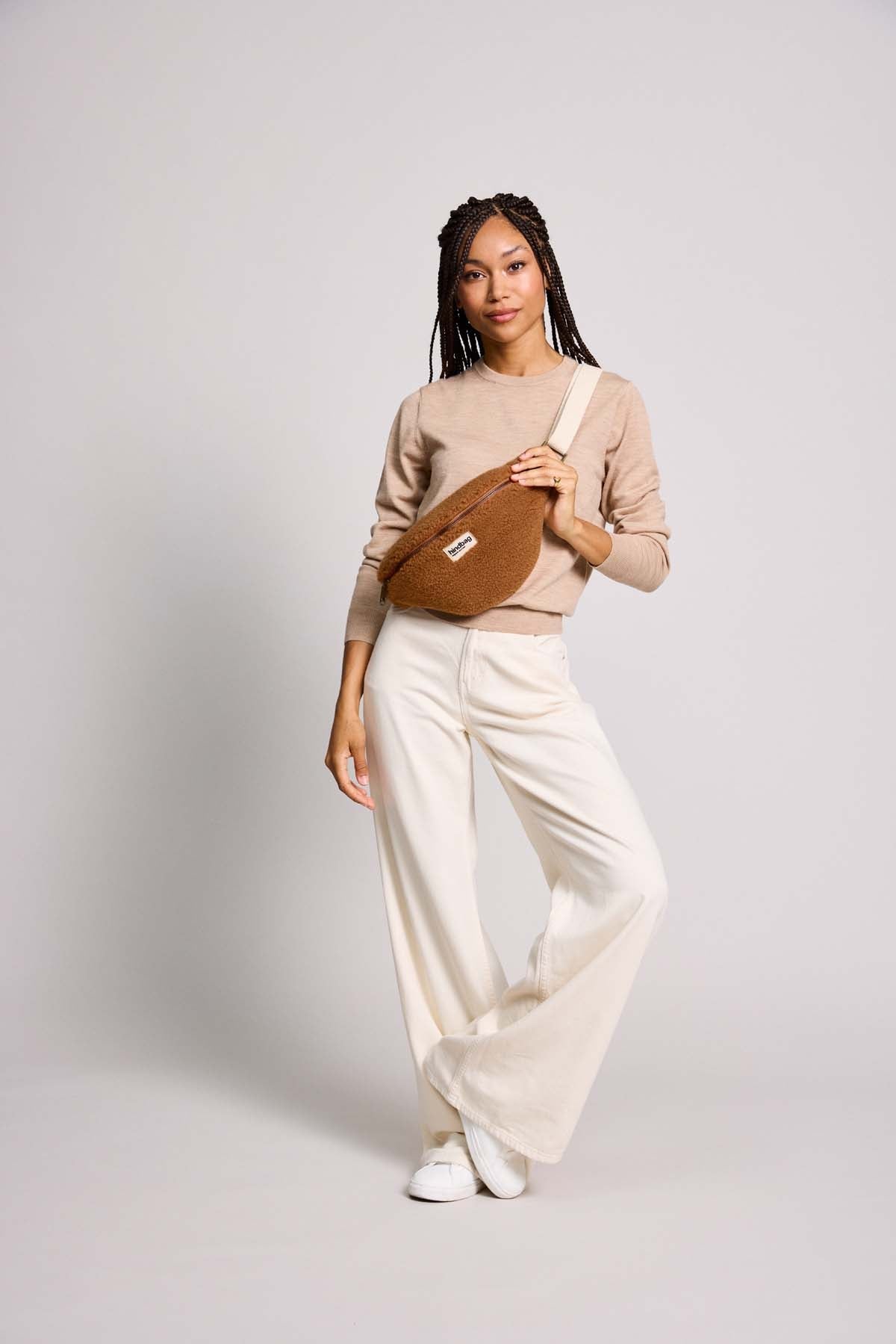 Olivia Teddy Fanny Pack in Brown