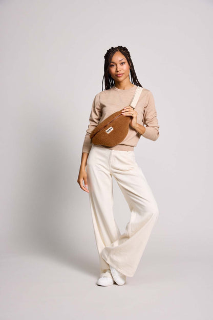 Olivia Teddy Fanny Pack in Brown