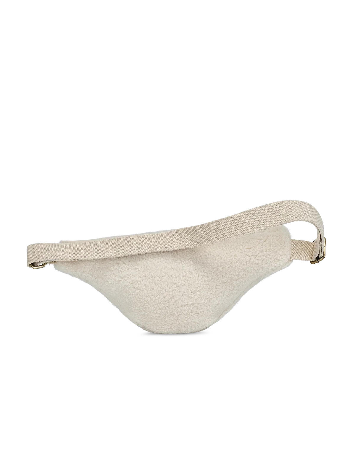 Olivia Teddy Fanny Pack in Arctic White