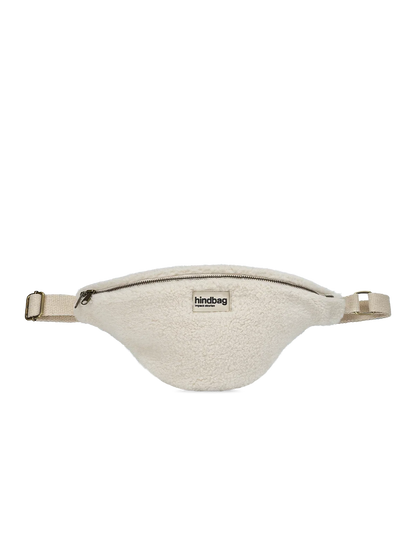 Olivia Teddy Fanny Pack in Arctic White