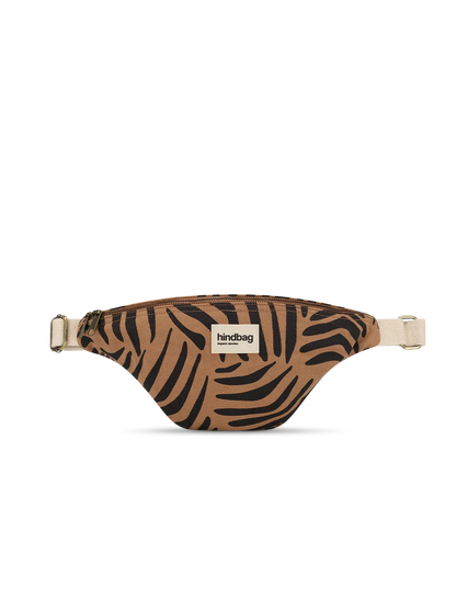 Olivia Belt Bag, Cinnamon Zebra Print