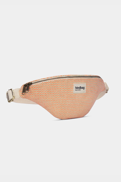 Olivia coral braided bum bag