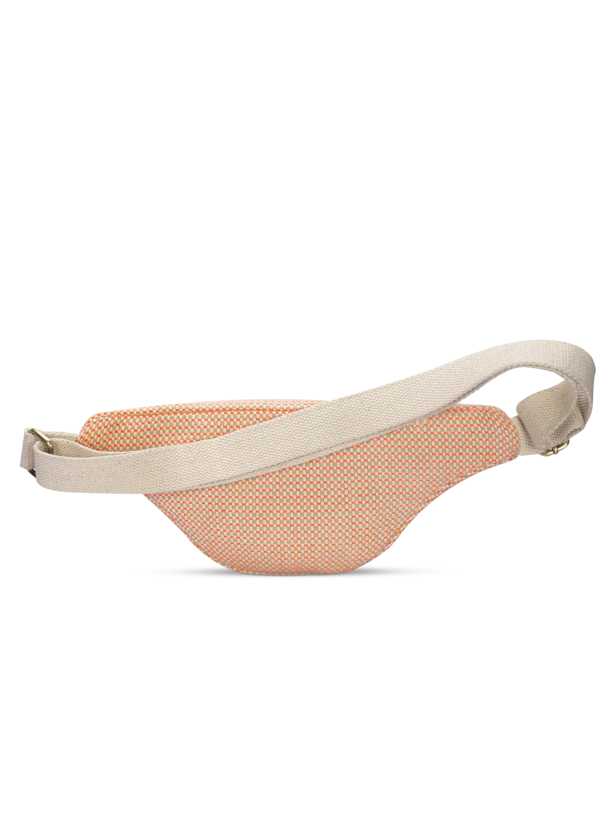 Olivia coral braided bum bag