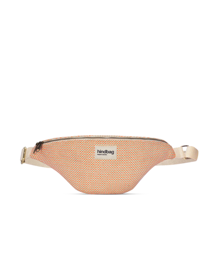 Olivia coral braided bum bag