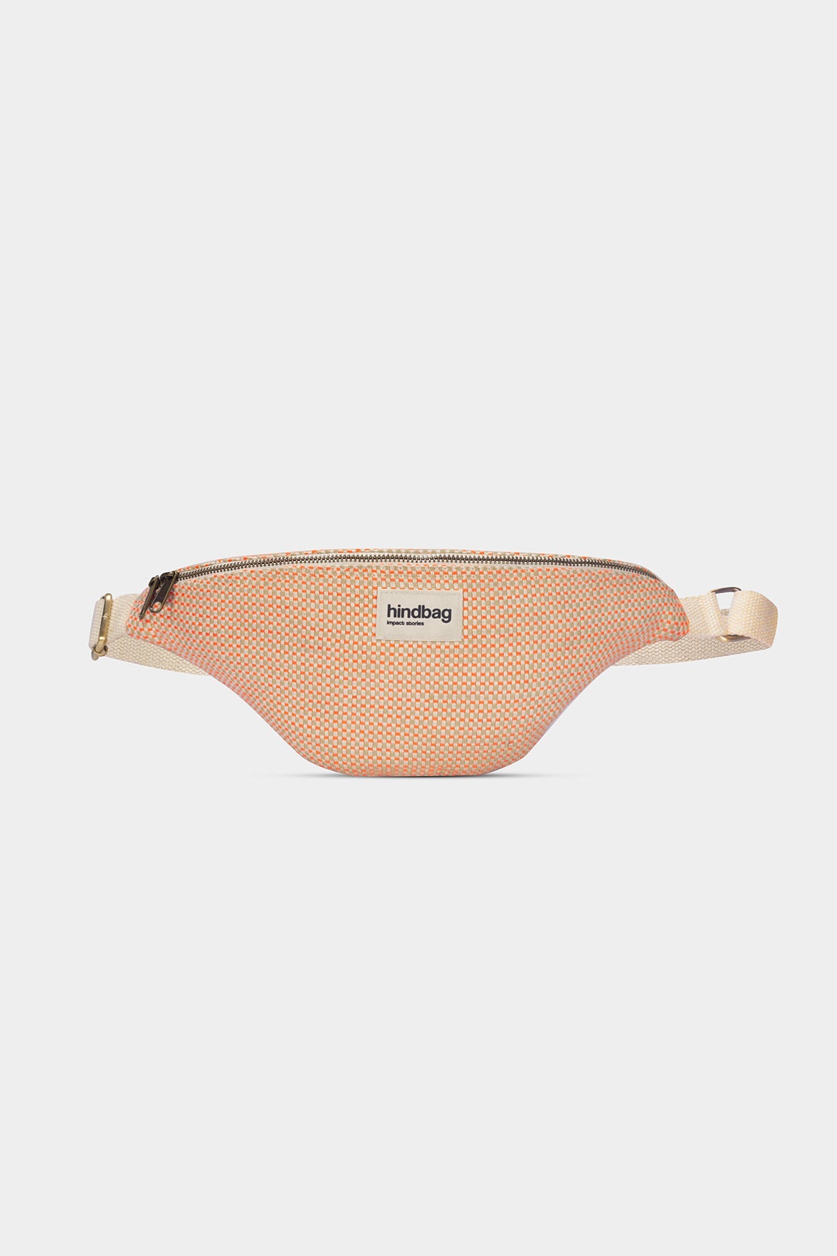 Olivia coral braided bum bag