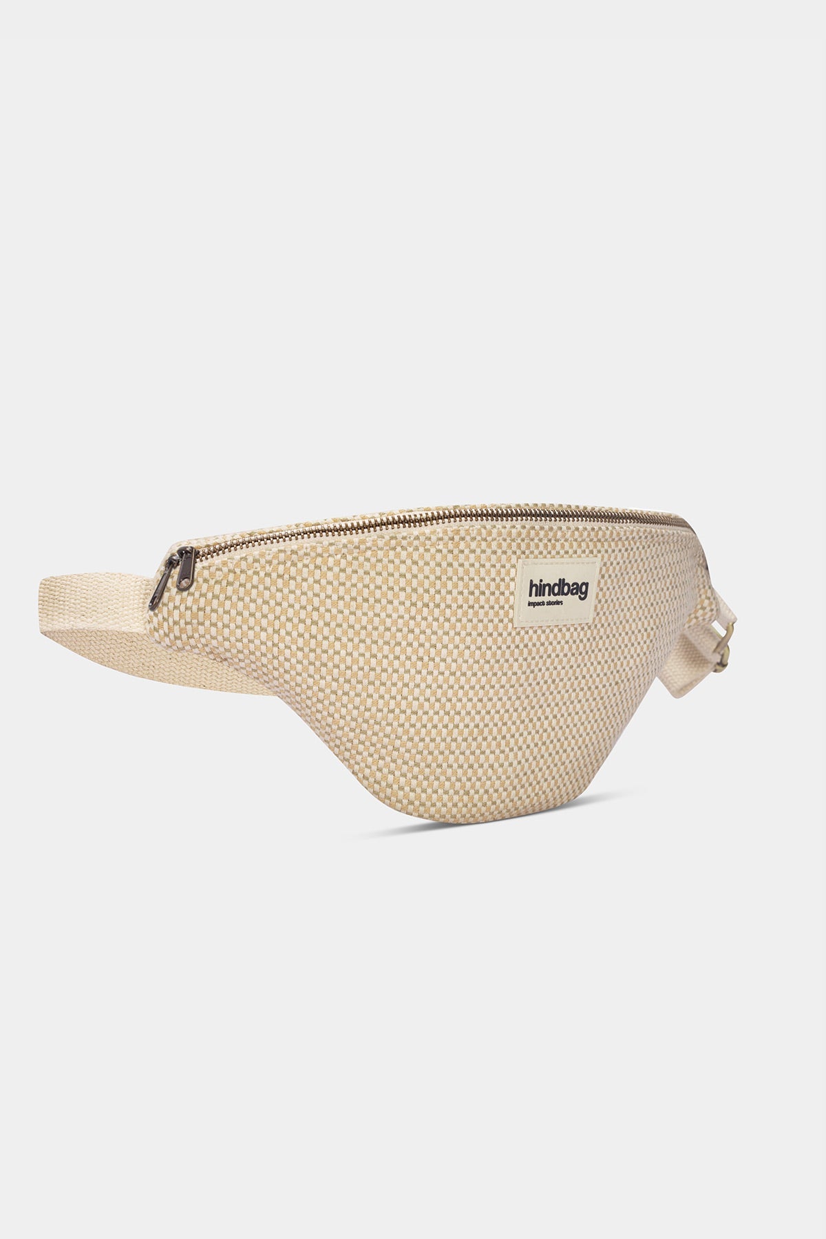 Olivia nude braided bum bag