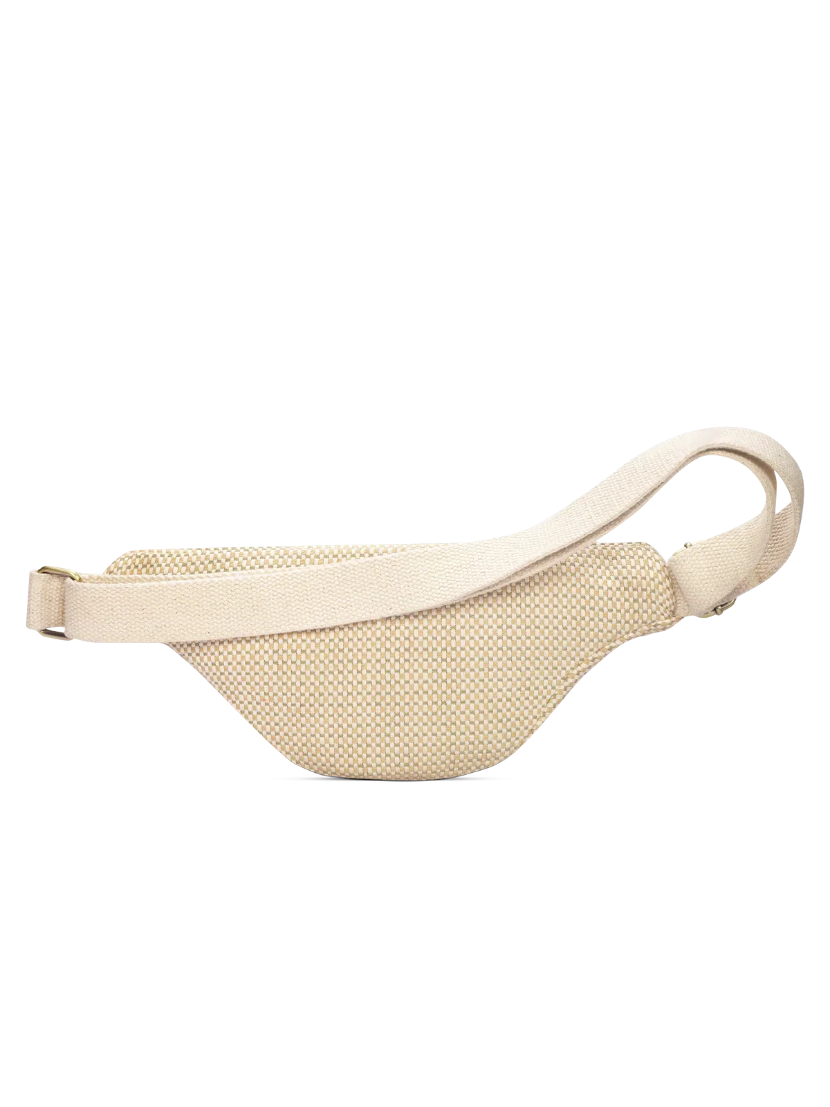 Olivia nude braided bum bag