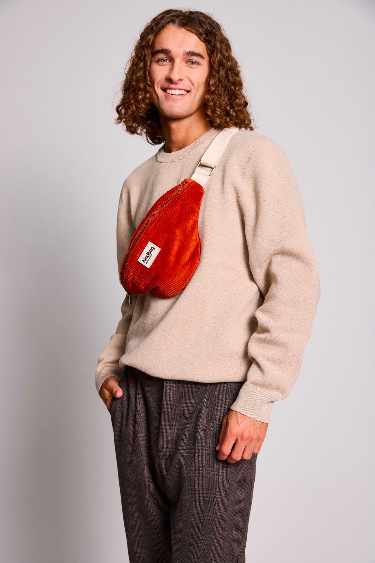 Olivia Velvet Brick Fanny Pack