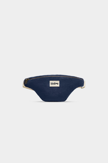 Olivia Navy Velvet Fanny Pack