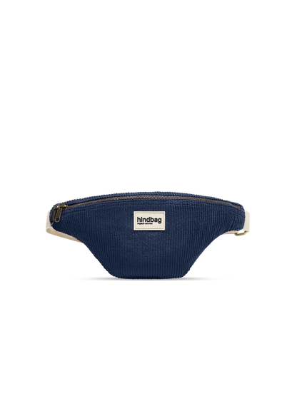 Olivia Navy Velvet Fanny Pack