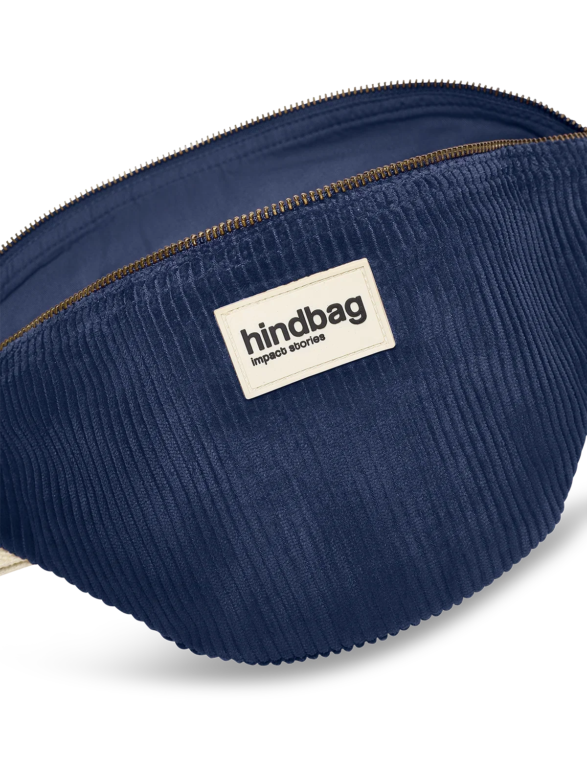 Olivia Navy Velvet Fanny Pack