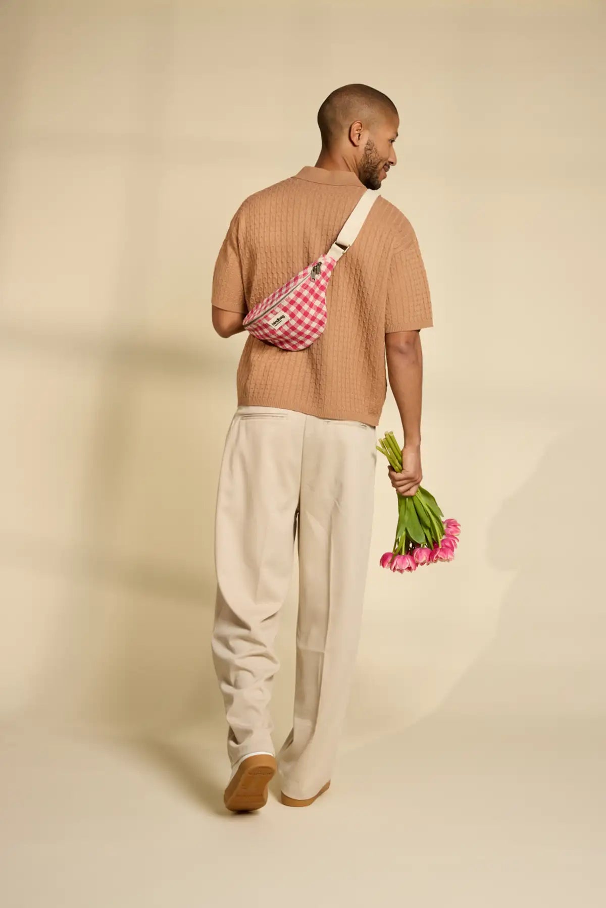Olivia Vichy pink fanny pack