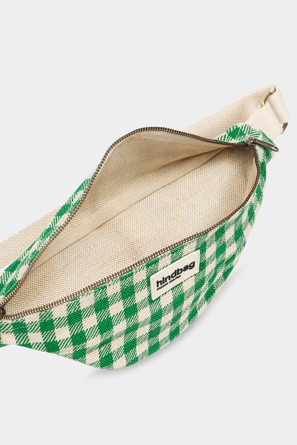 Olivia Vichy green fanny pack