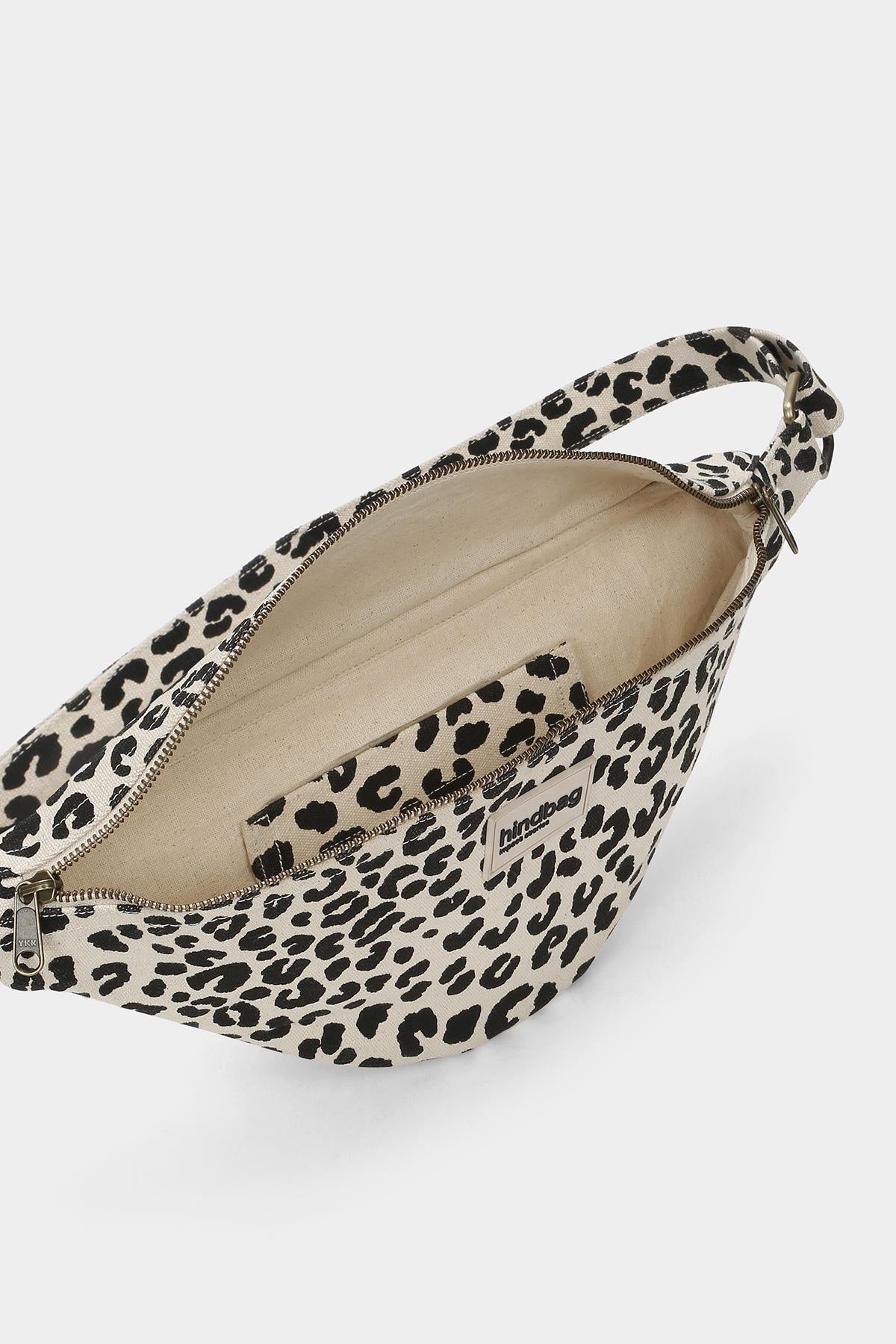 L Sasha Leopard Off-white Fanny Pack