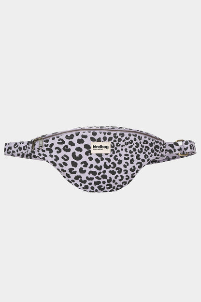 L Sasha Leopard Lilac Fanny Pack