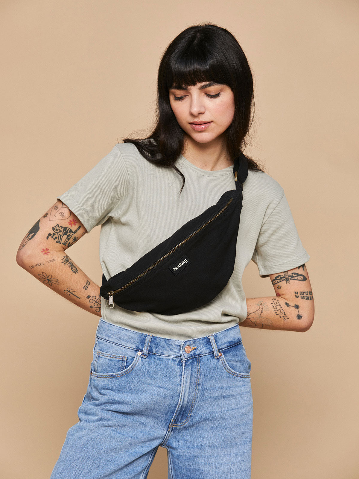 Bum bag L Sasha Black