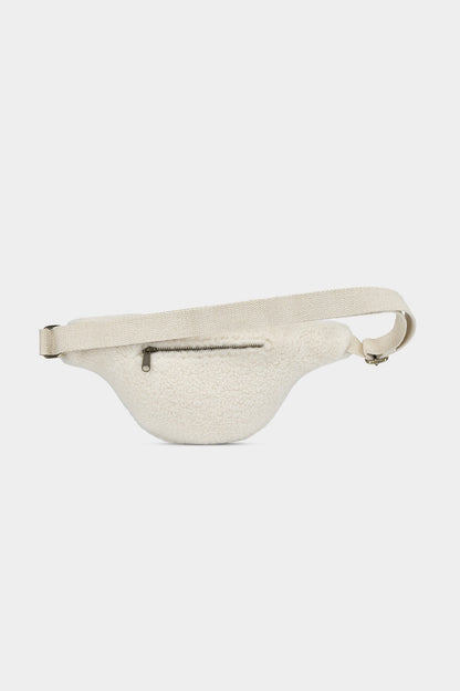 L Sasha Teddy Fanny Pack in Arctic White