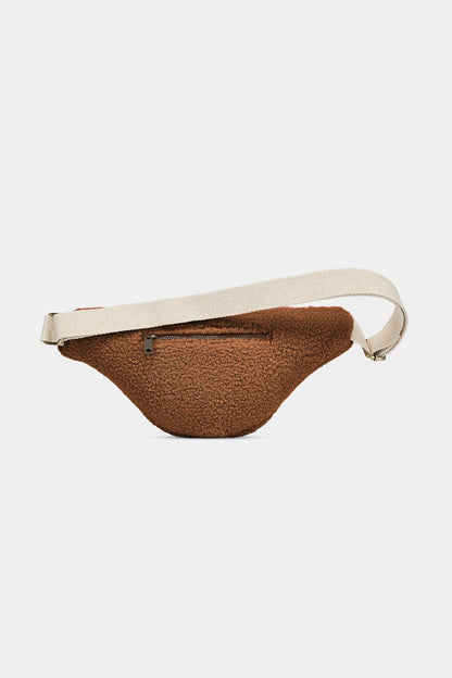 L Sasha Teddy Fanny Pack in Brown