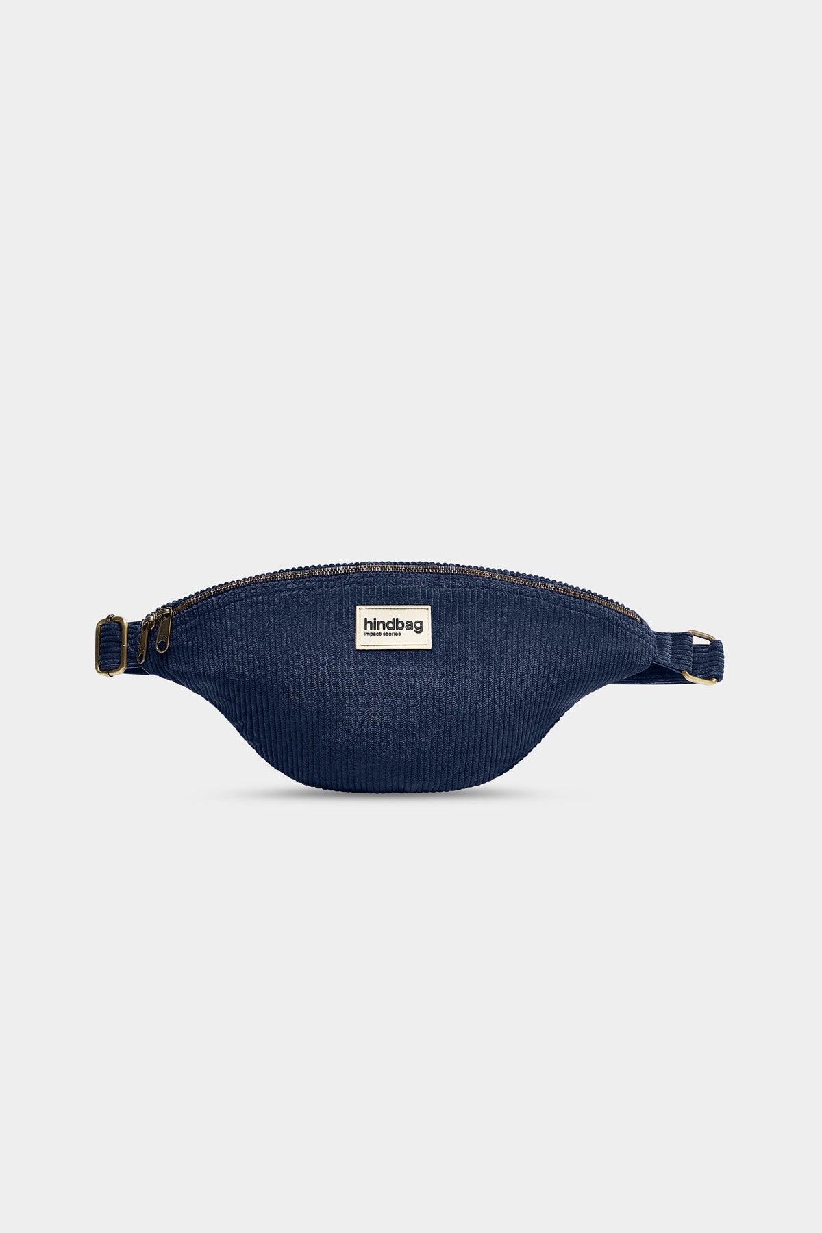 L Sasha fanny pack in navy corduroy