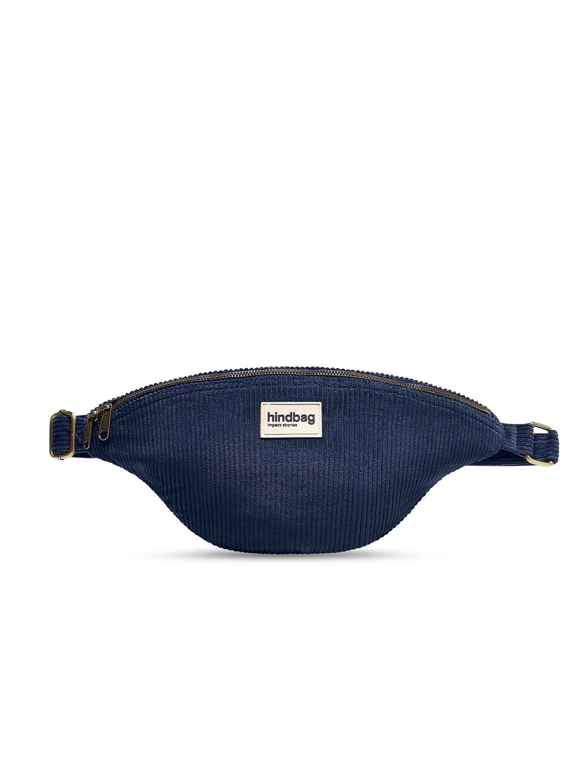 L Sasha fanny pack in navy corduroy