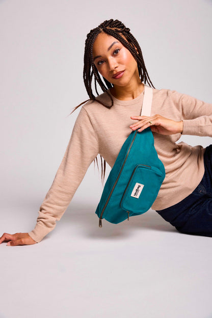 XL Sofia Peacock Blue Fanny Pack