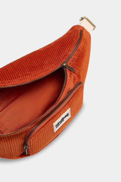 XL Sofia Fanny Pack in brick corduroy