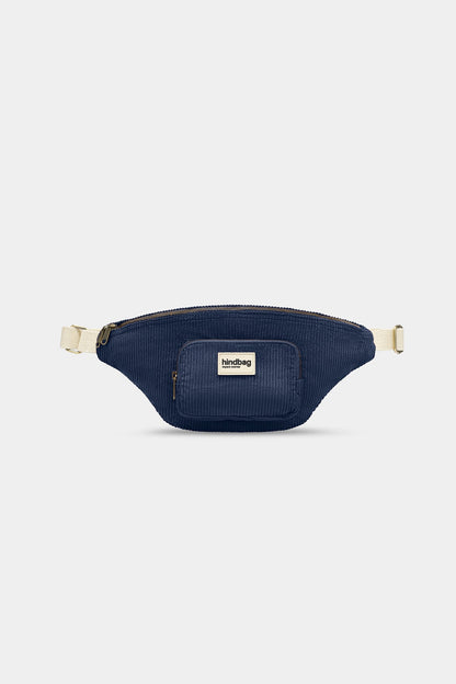XL Sofia Fanny Pack in navy corduroy