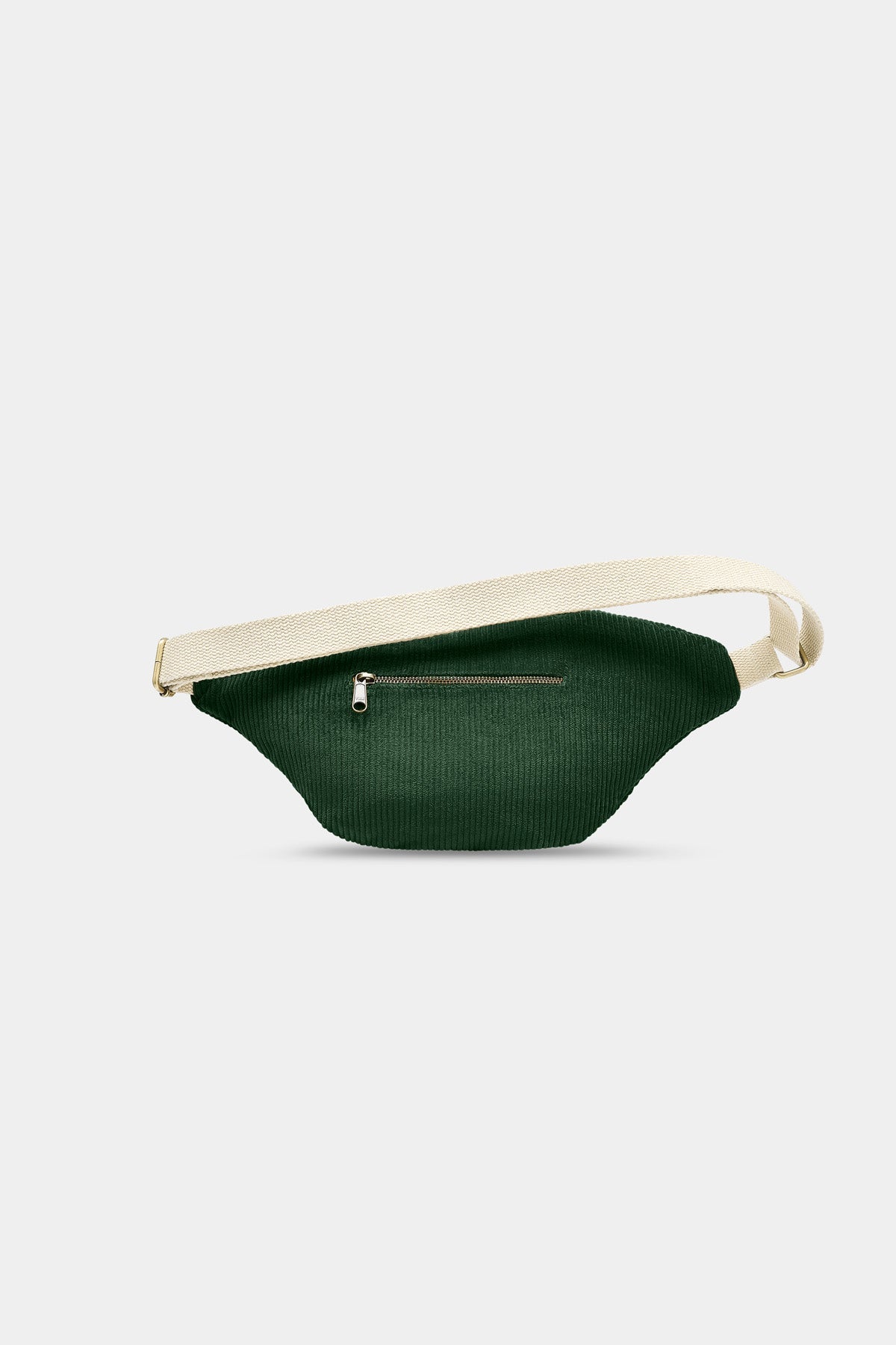 XL Sofia Fanny Pack in pine green corduroy