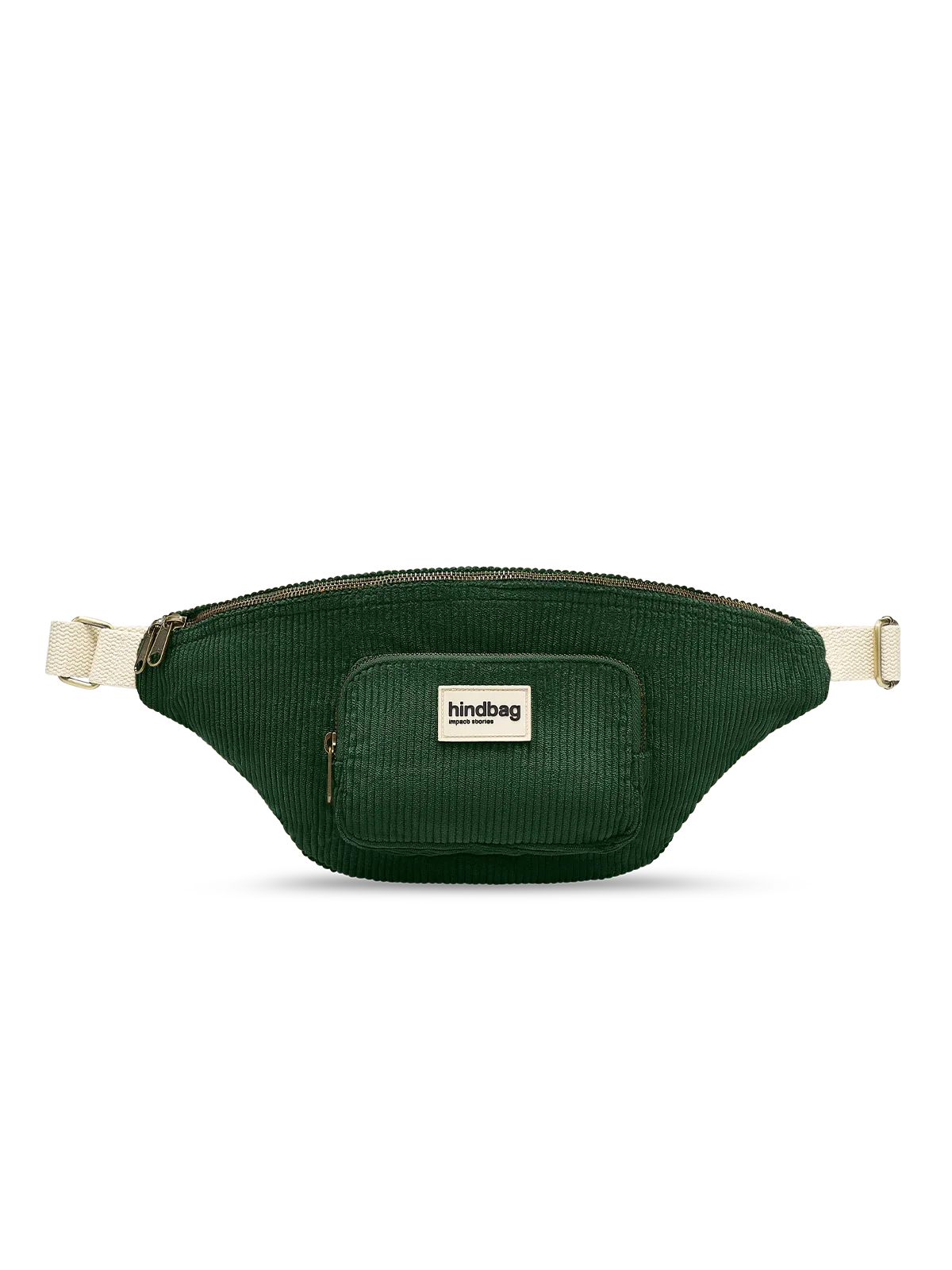 XL Sofia Fanny Pack in pine green corduroy