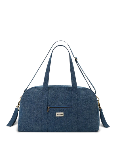 Basile dark blue denim Changing bag
