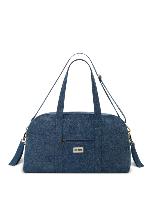Basile dark blue denim Changing bag