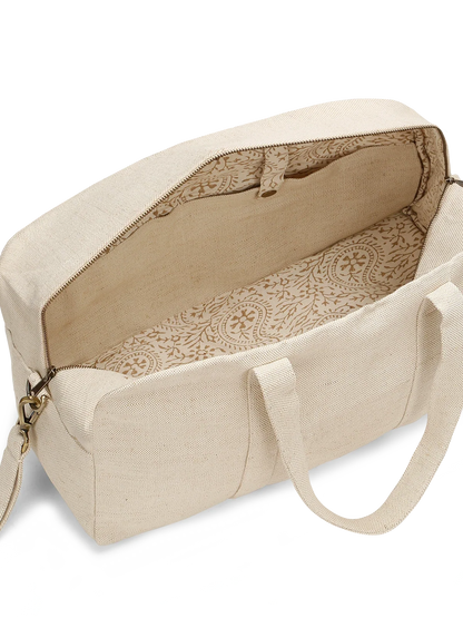 Basile Jute Diaper Bag