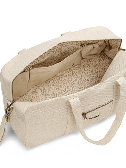 Basile Jute Diaper Bag