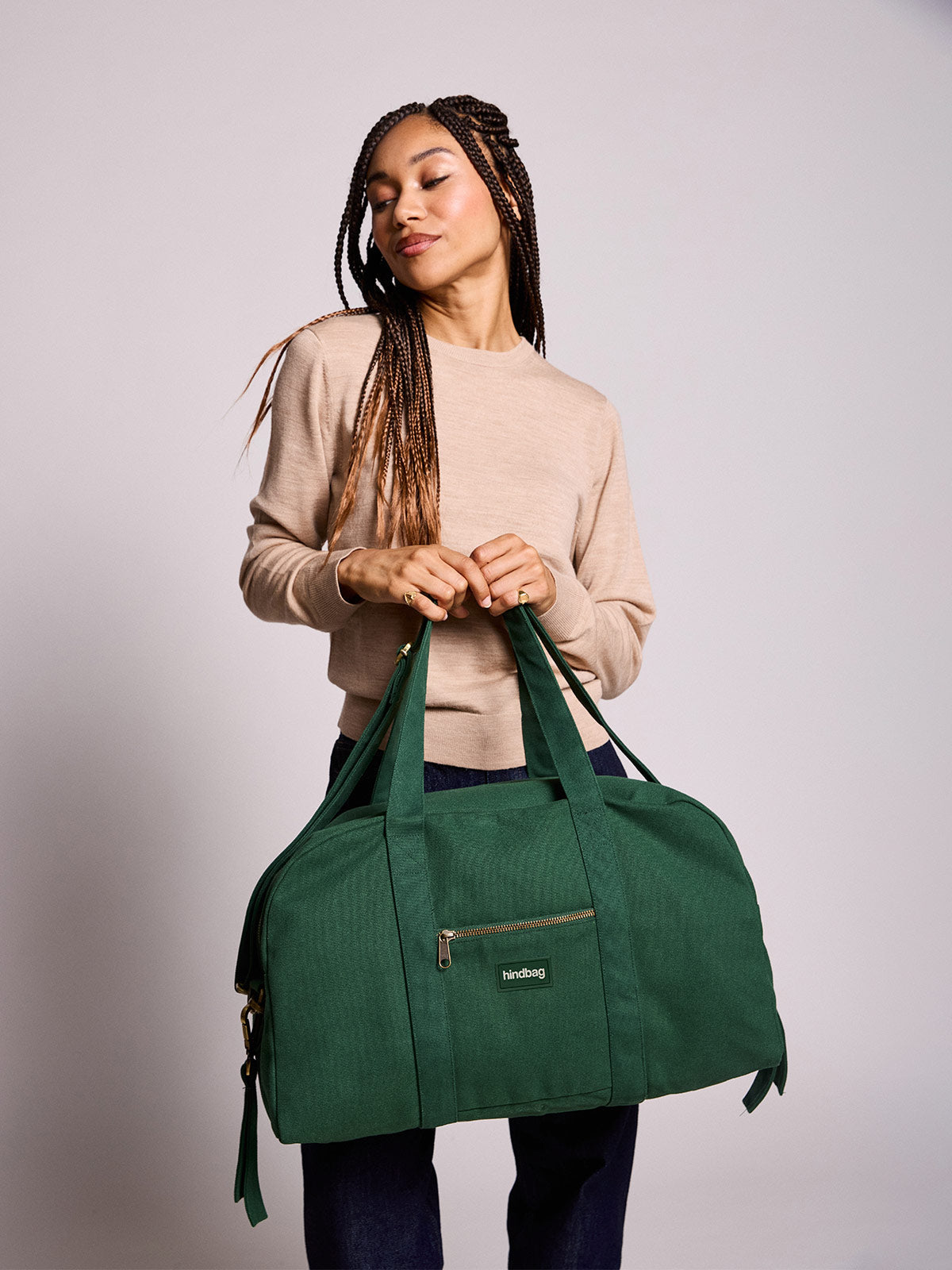 Changing bag Basile Fir Green