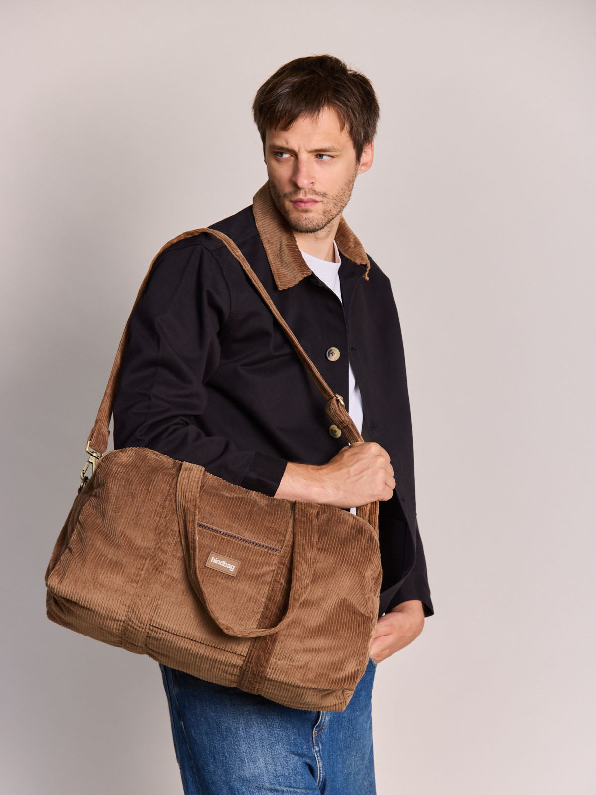 Basile macchiato corduroy Changing bag